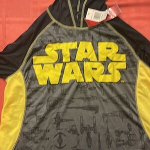 Youth Star Wars Long Sleeve Shirt with Hood.
